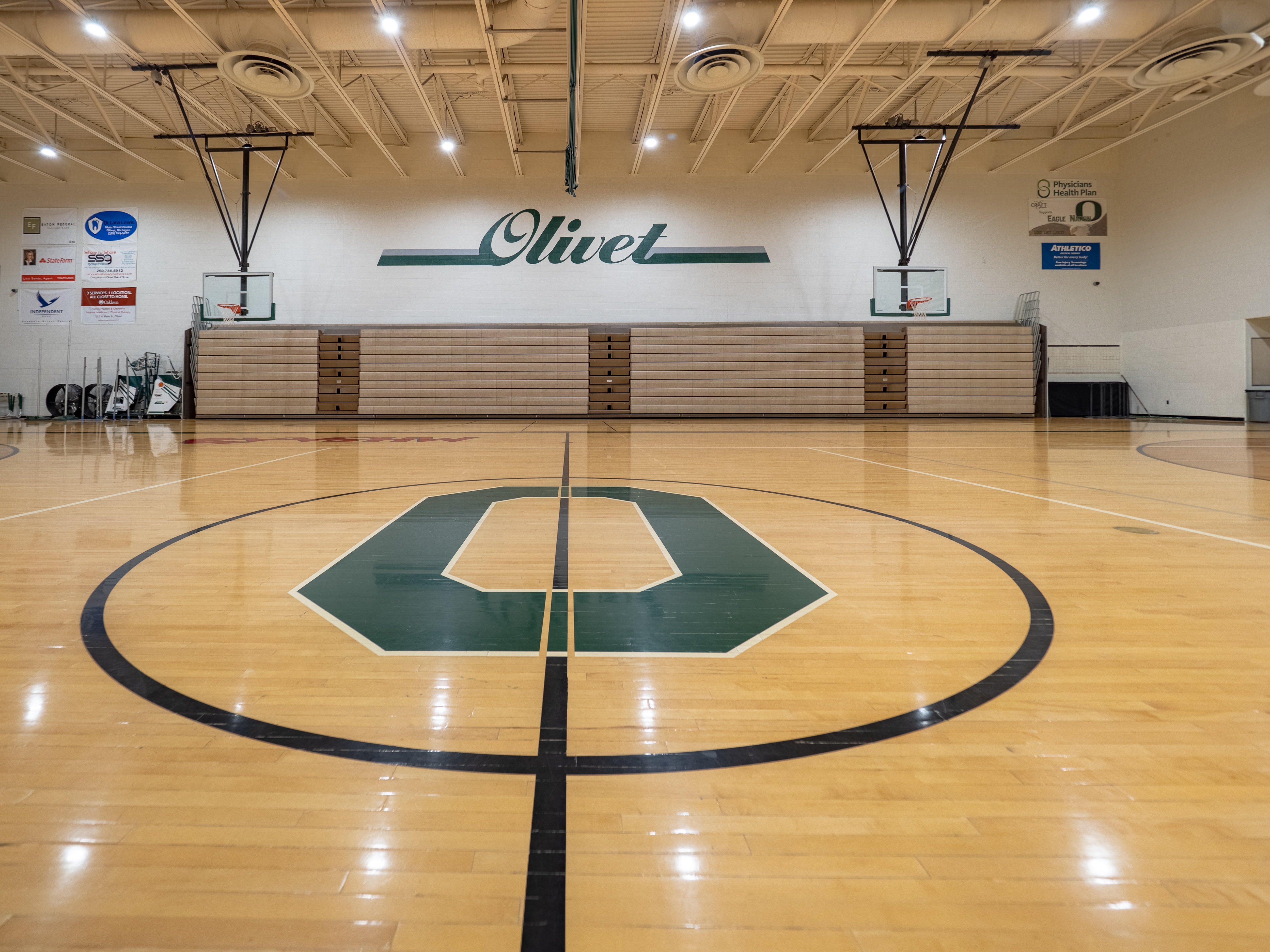 Olivet High School Gymnasium Lighting LED high bay