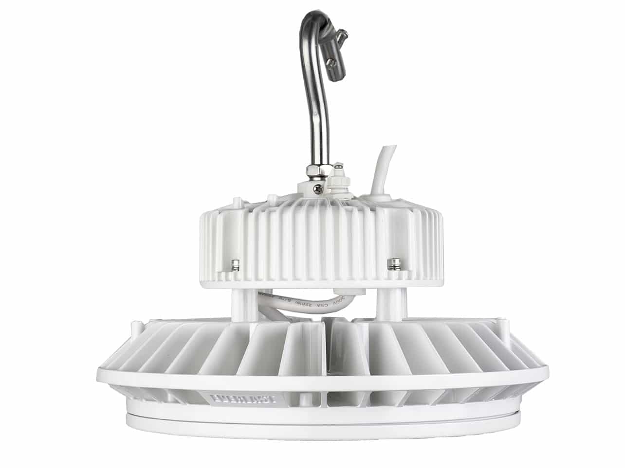 White EverLast Lighting UFO style LED High Bay Light with no reflector